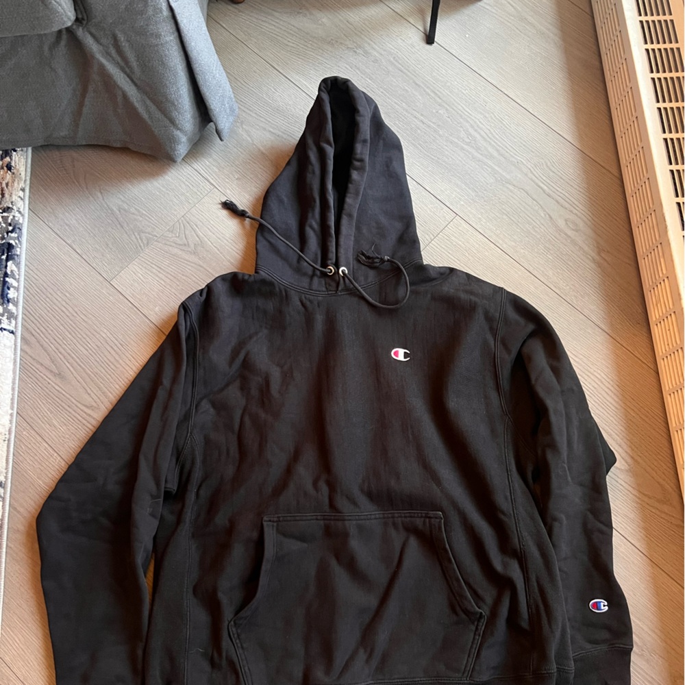 Champion Black Pullover Hoodie
